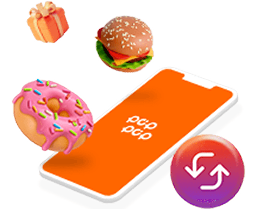 팝팝의 간편한 선물 교환 프로세스 안내 이미지